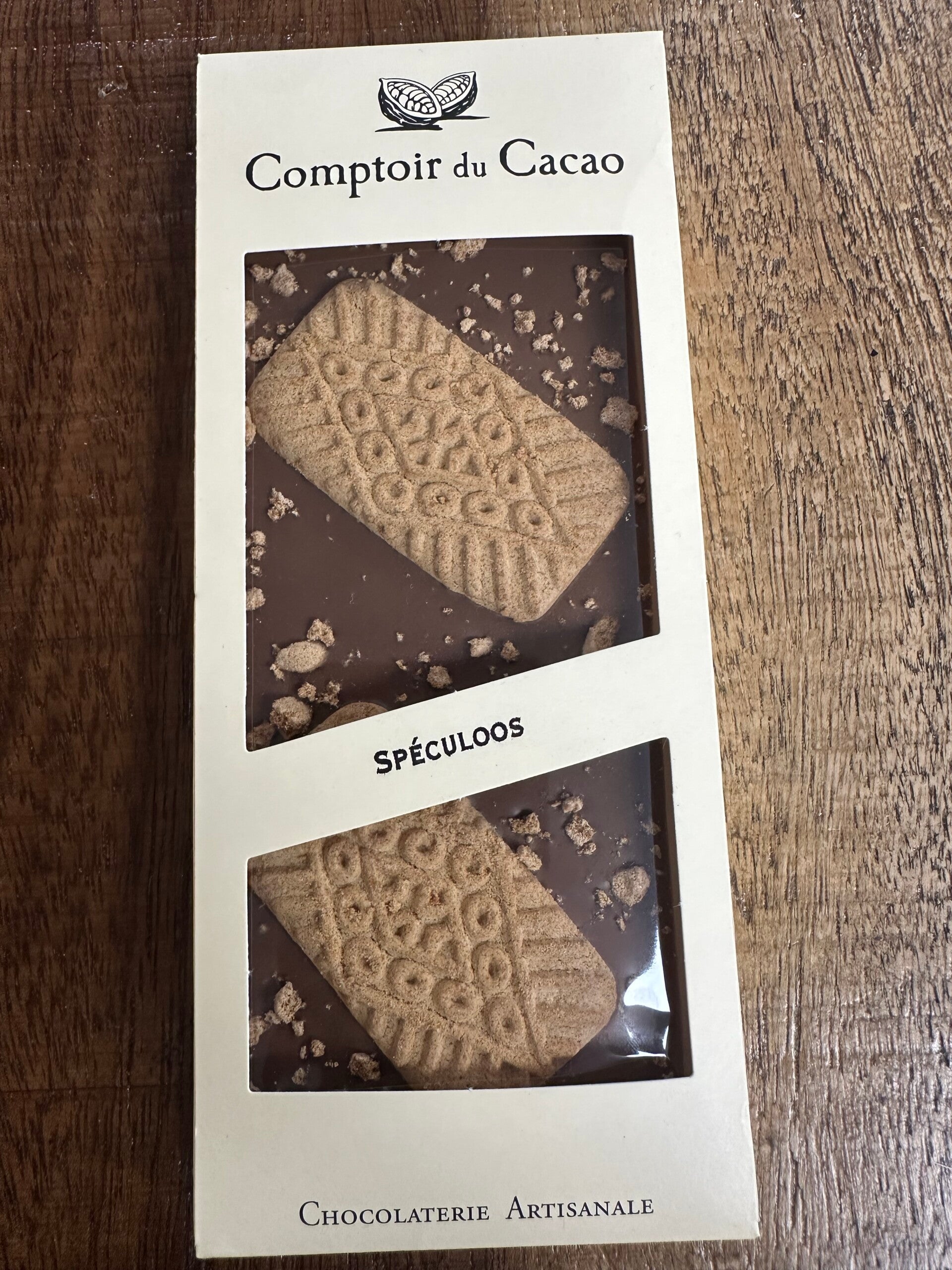 Tablette lait spéculoos, COMPTOIR DU CACAO, 90g