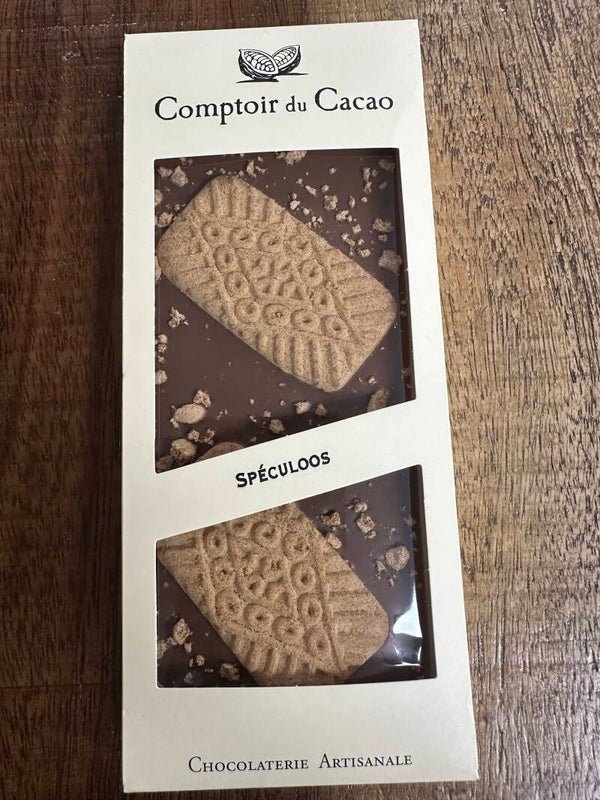 Tablette lait spéculoos, COMPTOIR DU CACAO, 90g