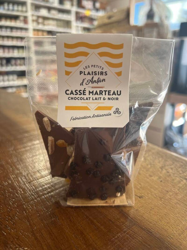 Cassé marteau chocolat lait et noir, Michel CHATILLON, 80g