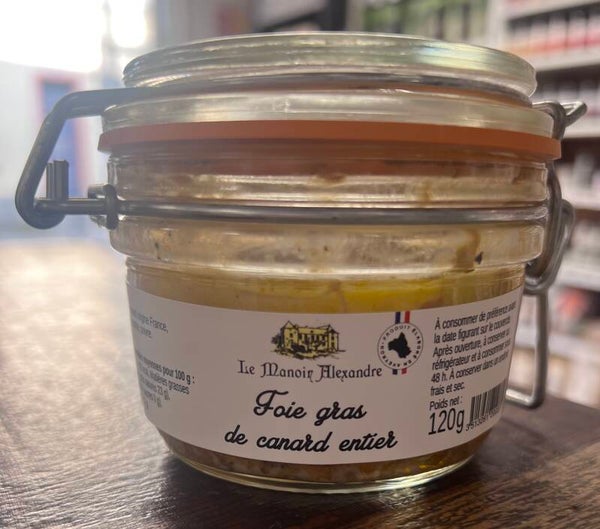 Foie gras de canard entier 120g