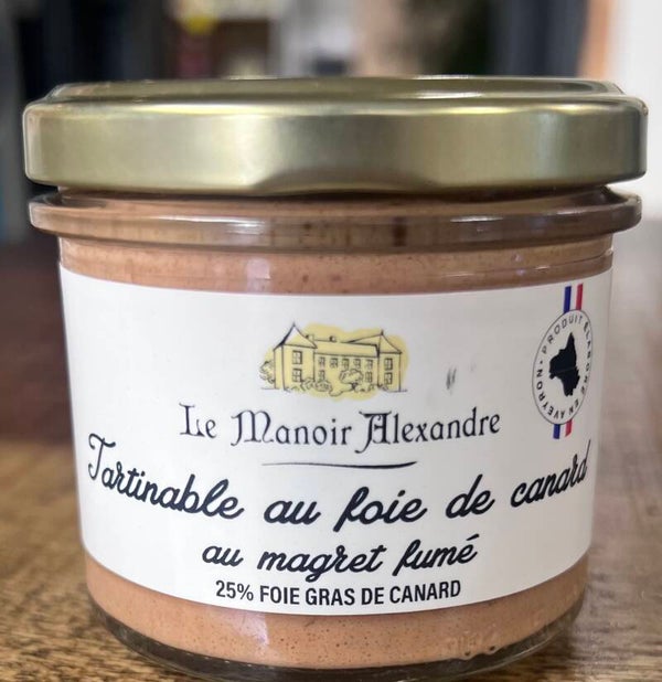 Tartinable au foie de canard au magret fumé