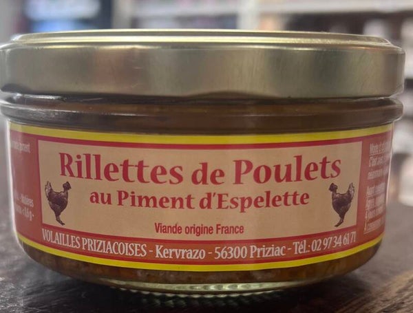 Rillettes de Poulets au Piment d’Espelette