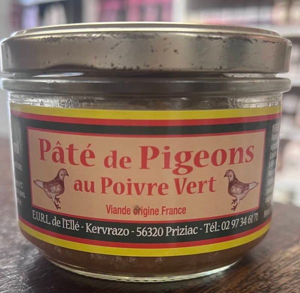 Pâté de Pigeons au Poivre Vert