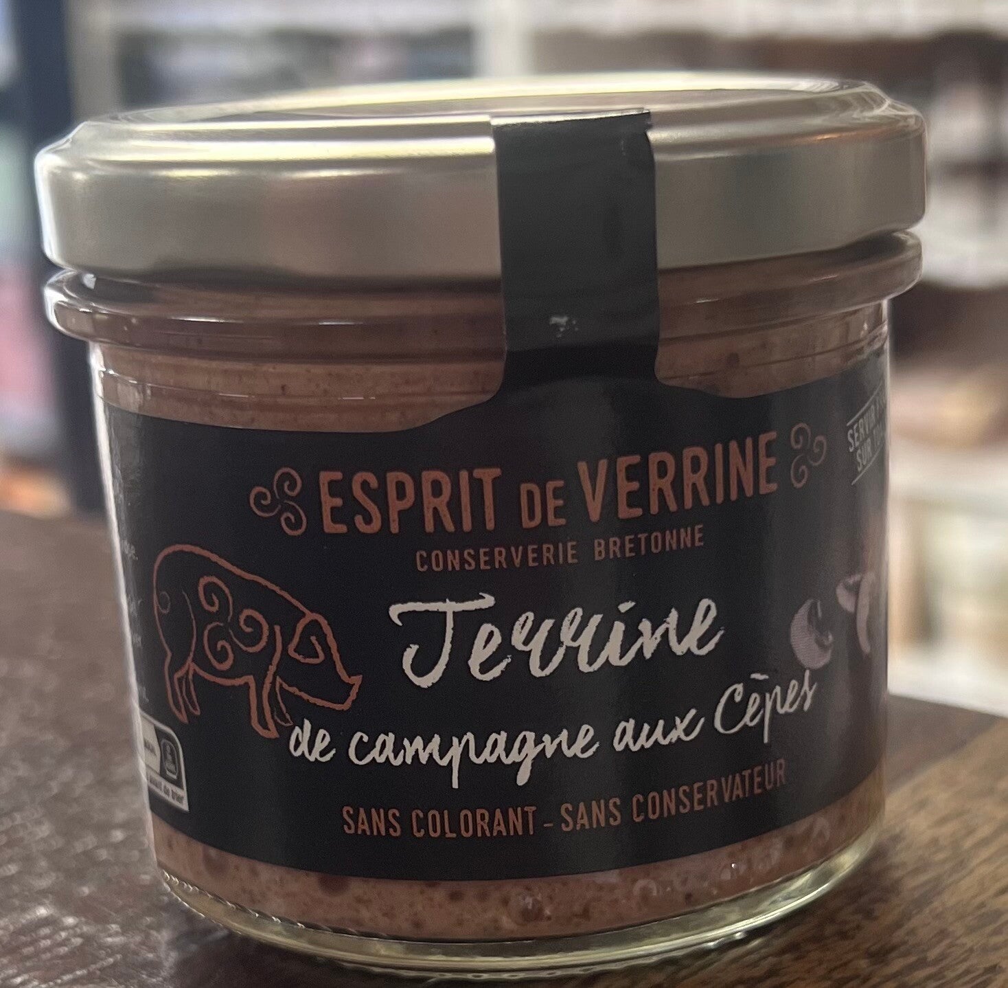 Terrine de campagne au Cèpes