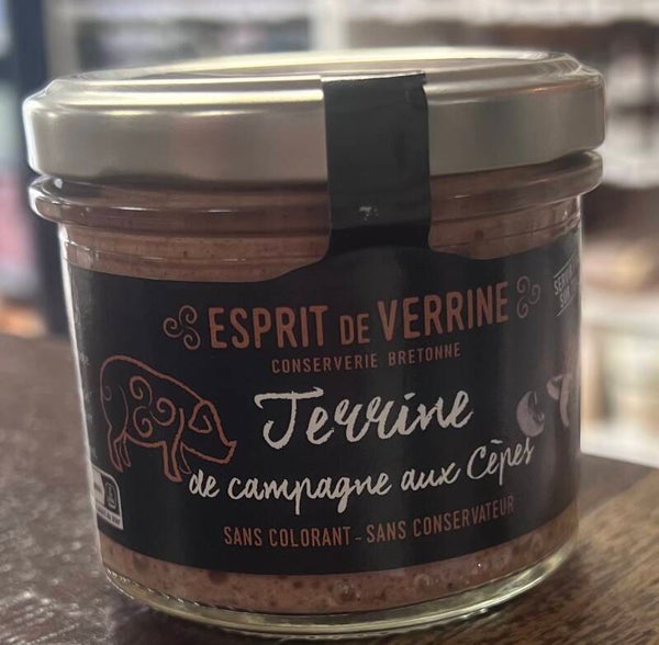 Terrine de campagne au Cèpes