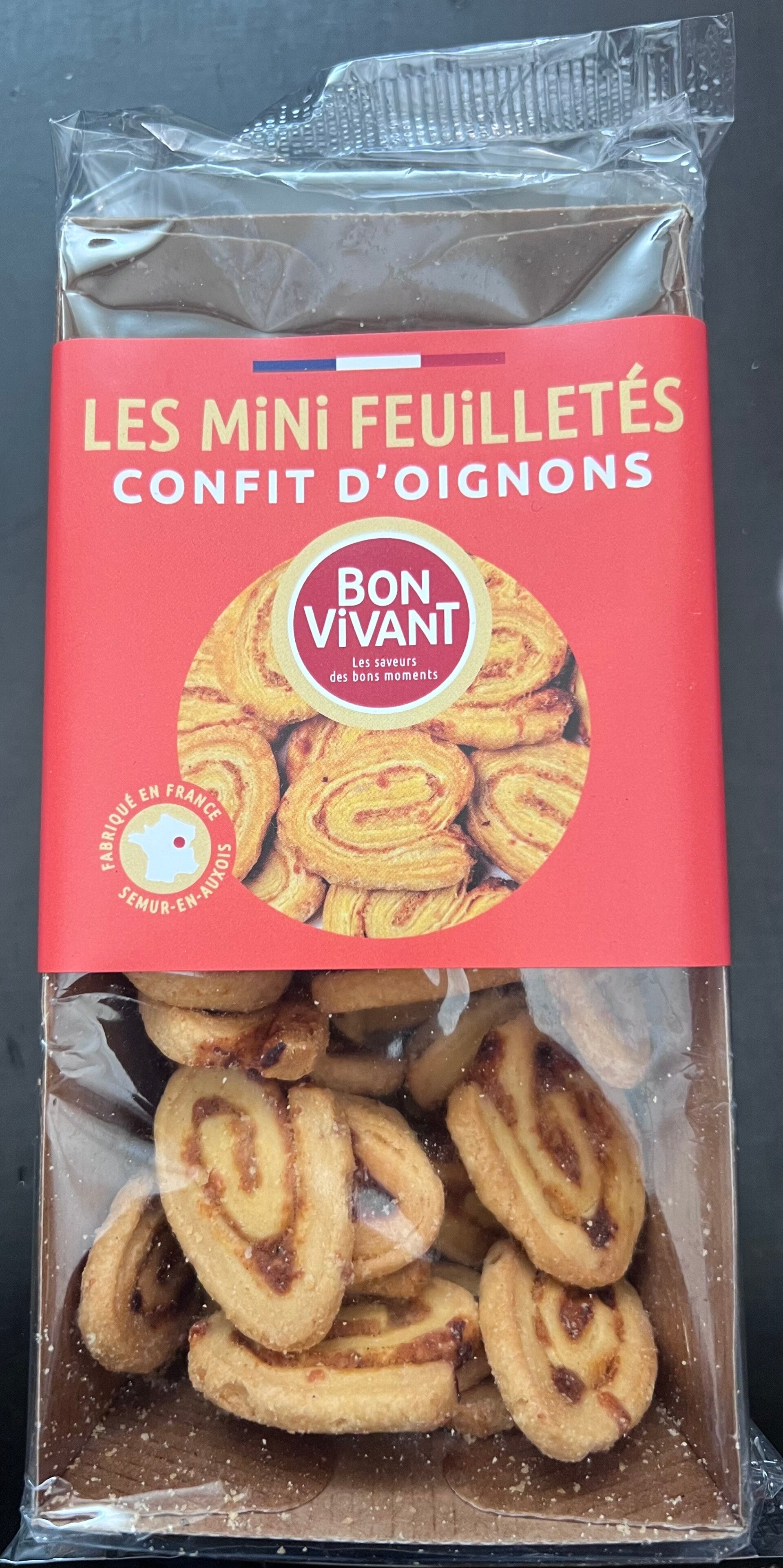 Les mini feuilletés CONFIT D’OIGNONS