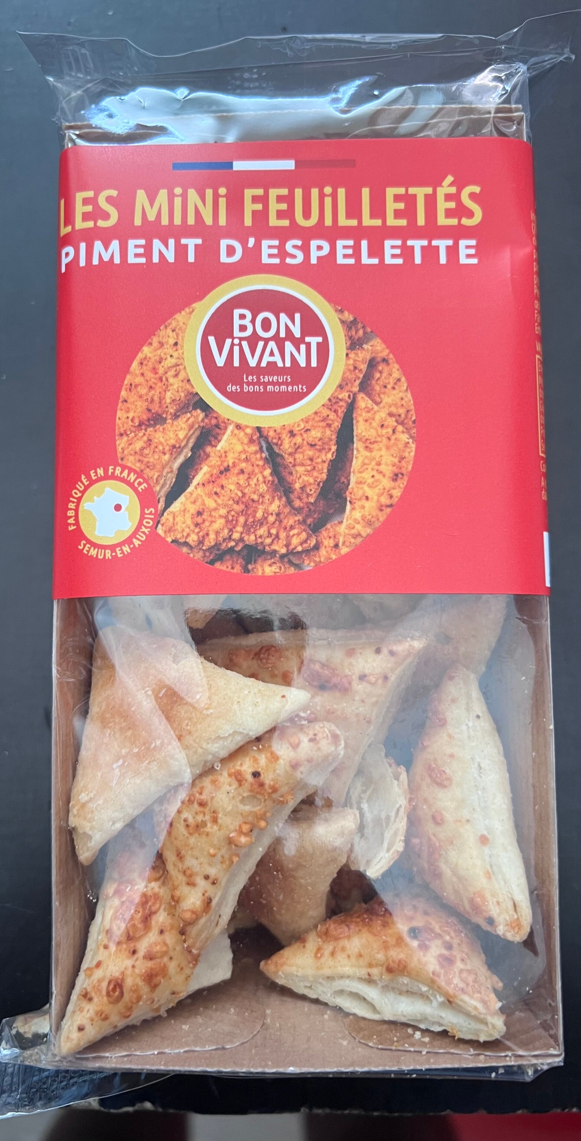 Les mini feuilletés PIMENT D’ESPELETTE