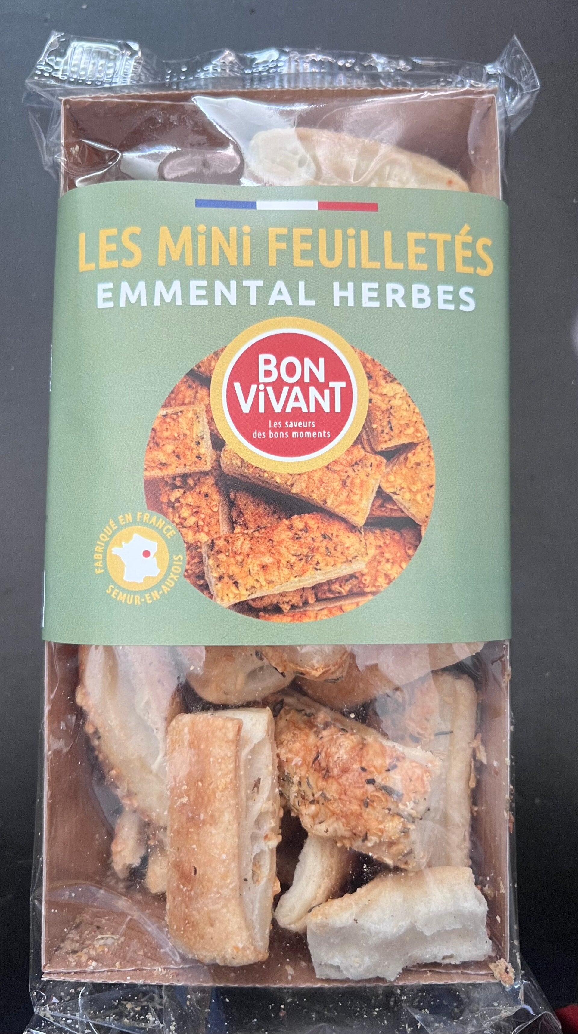 Les mini feuilletés EMMENTAL HERBES