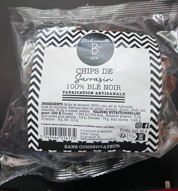 Chips de Sarrasin 100% blé noir
