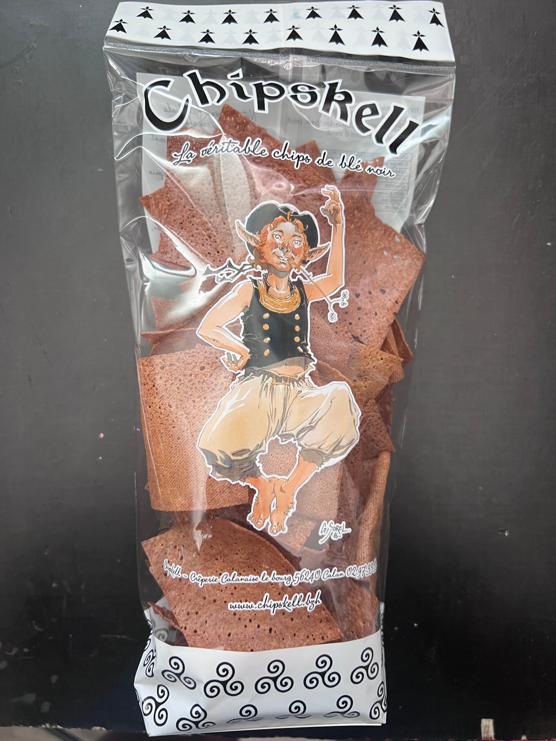 Chips de blé noir