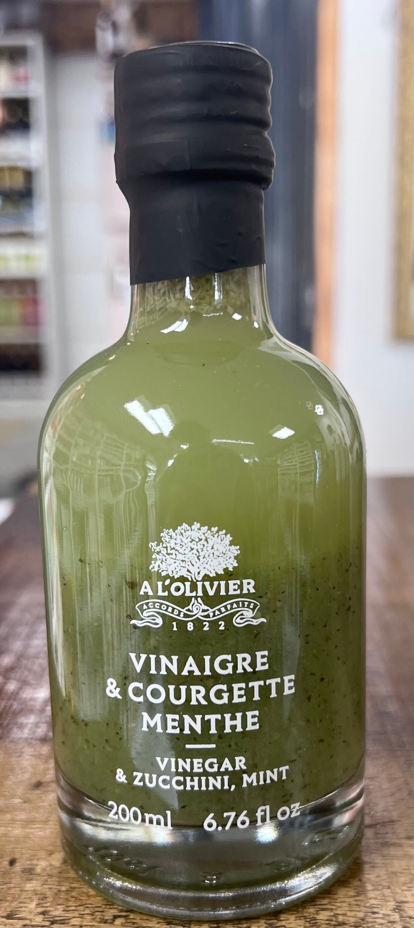 Vinaigre courgette menthe