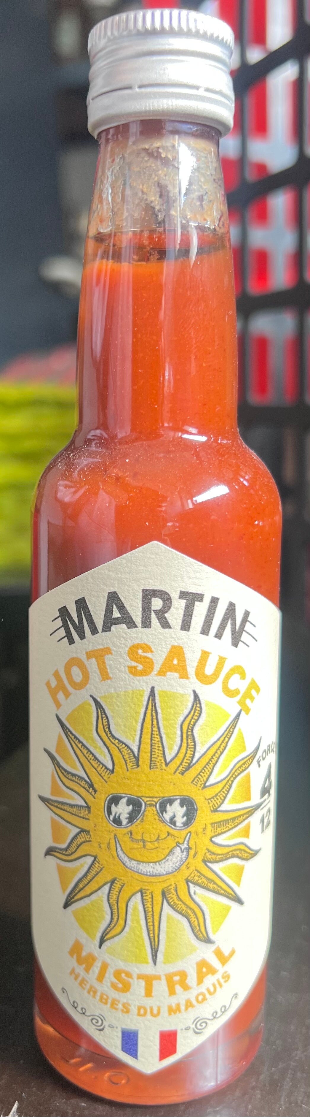 Hot sauce Mistral (herbes du maquis) force 4/12