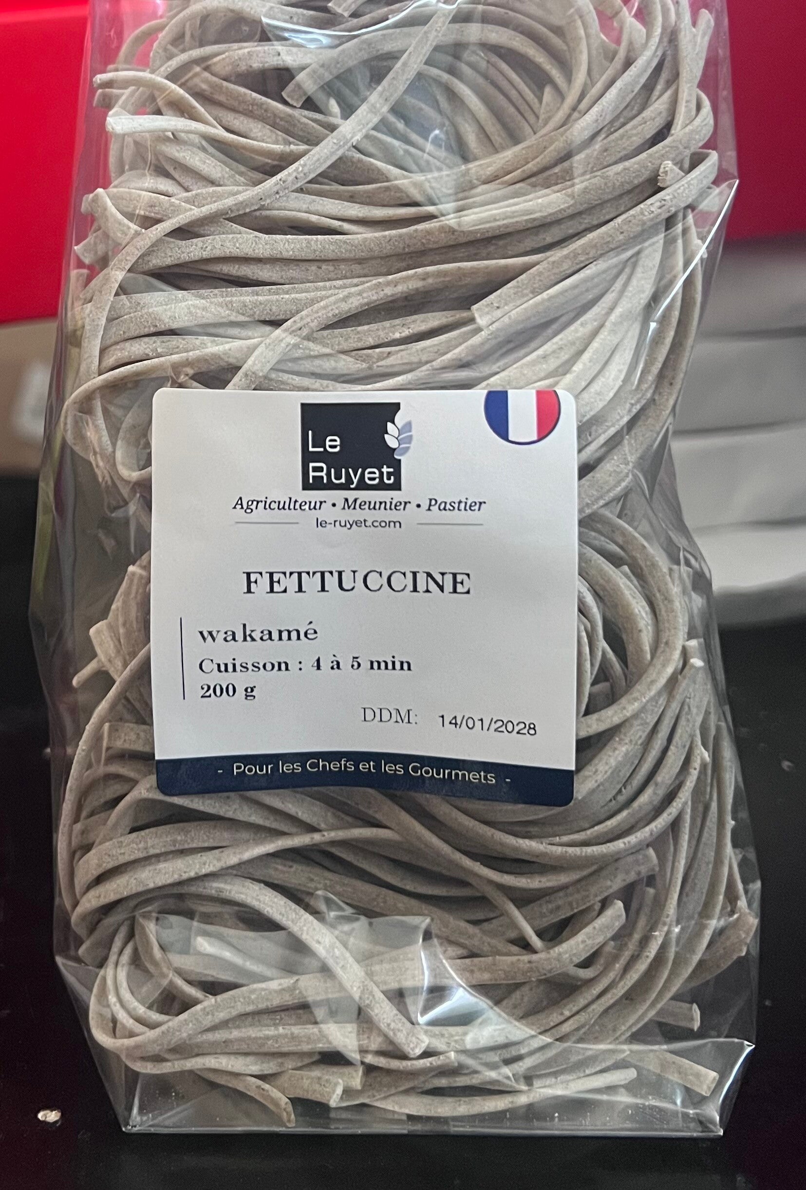 Pâtes Fettuccine wakamé