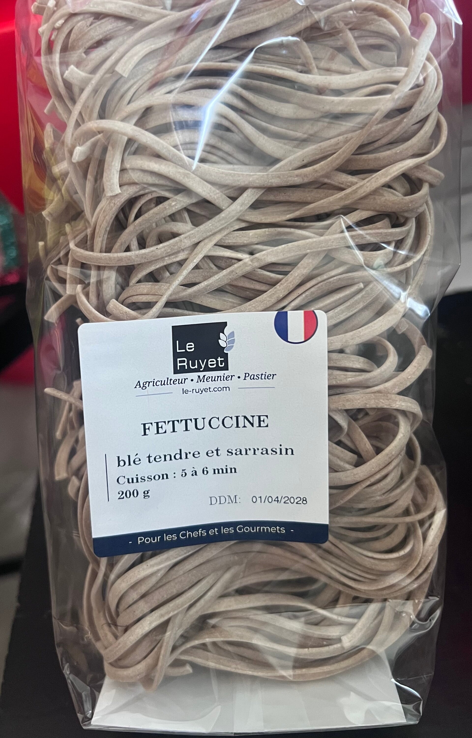 Pâtes Fettuccine blé tendre et sarrasin