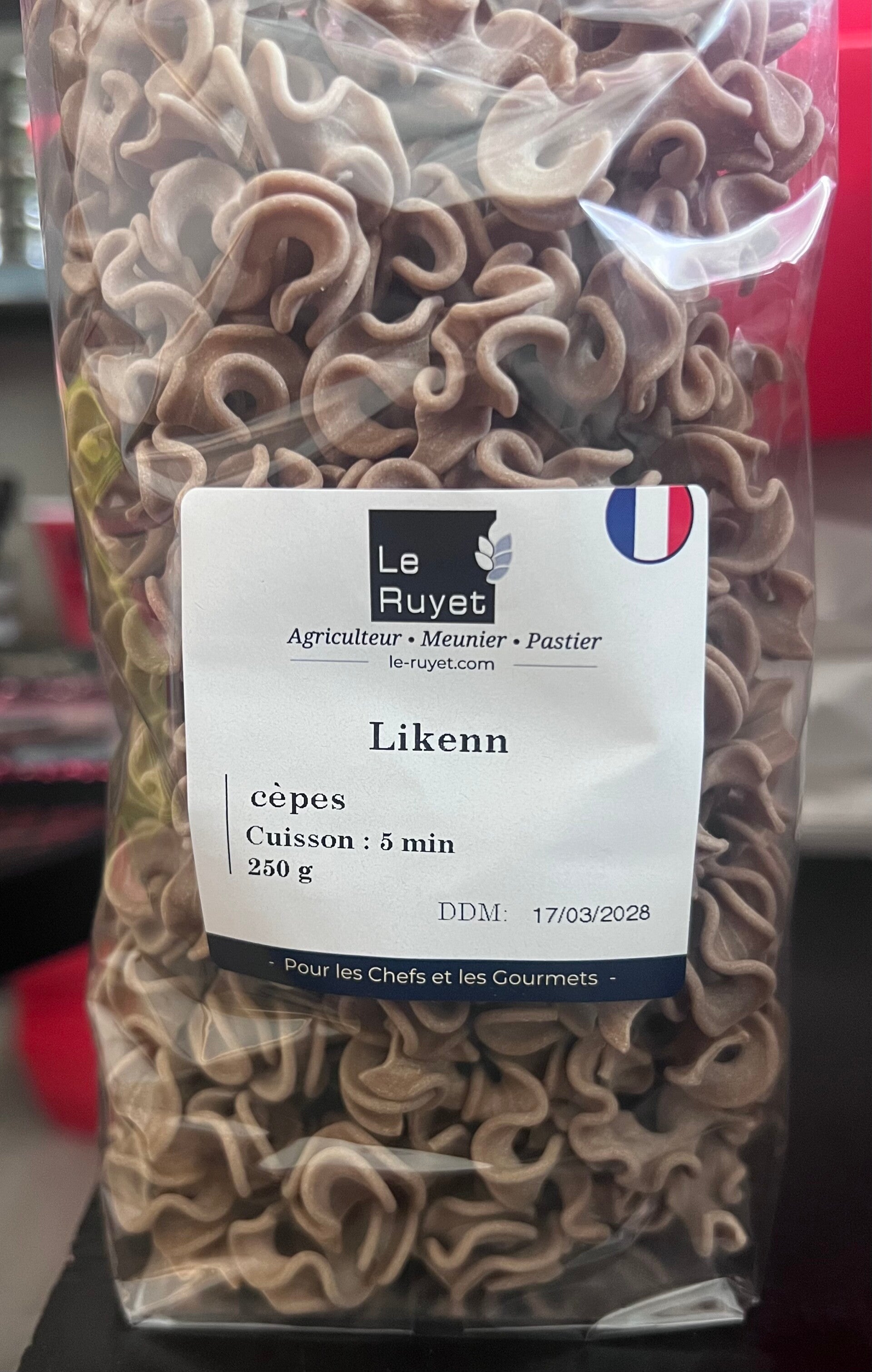 Pâtes Likenn cèpes