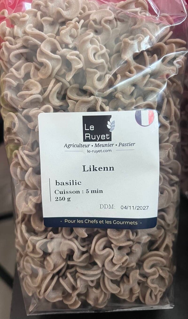 Pâtes Likenn basilic