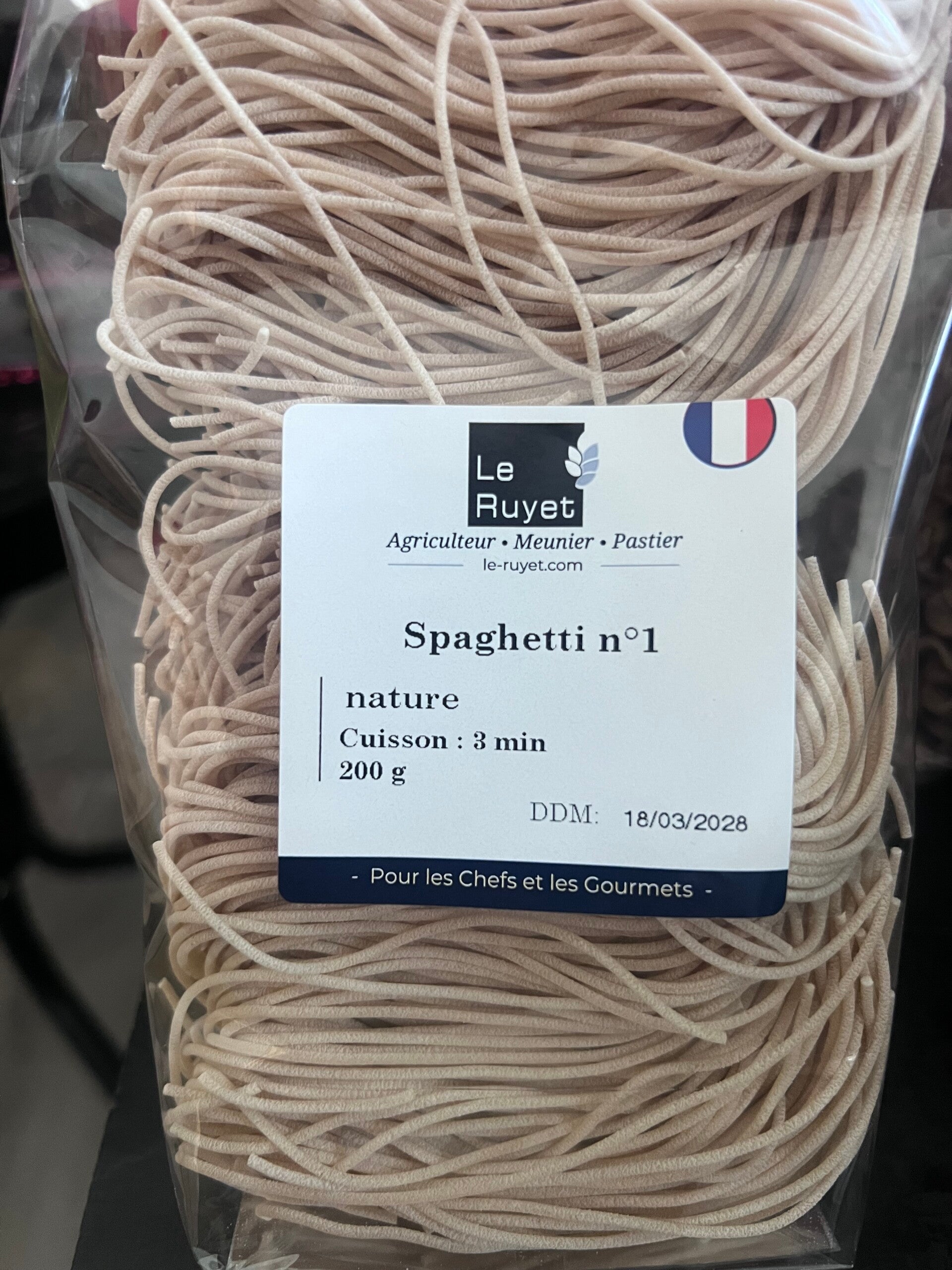 Pâtes Spaghettis nature