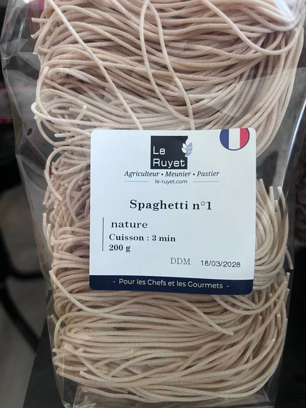 Pâtes Spaghettis nature