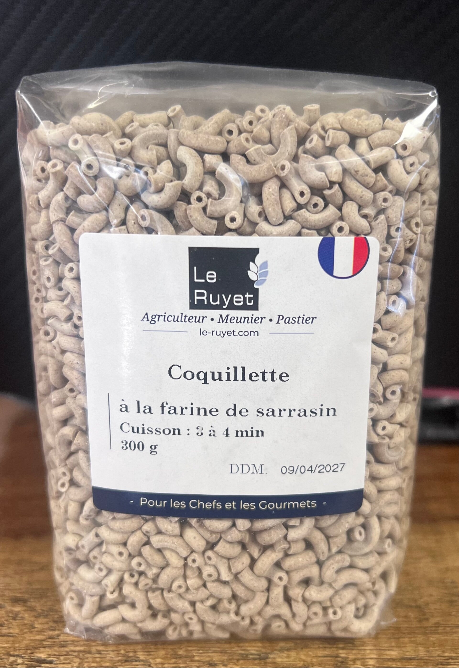 Coquillette à la farine de sarrasin