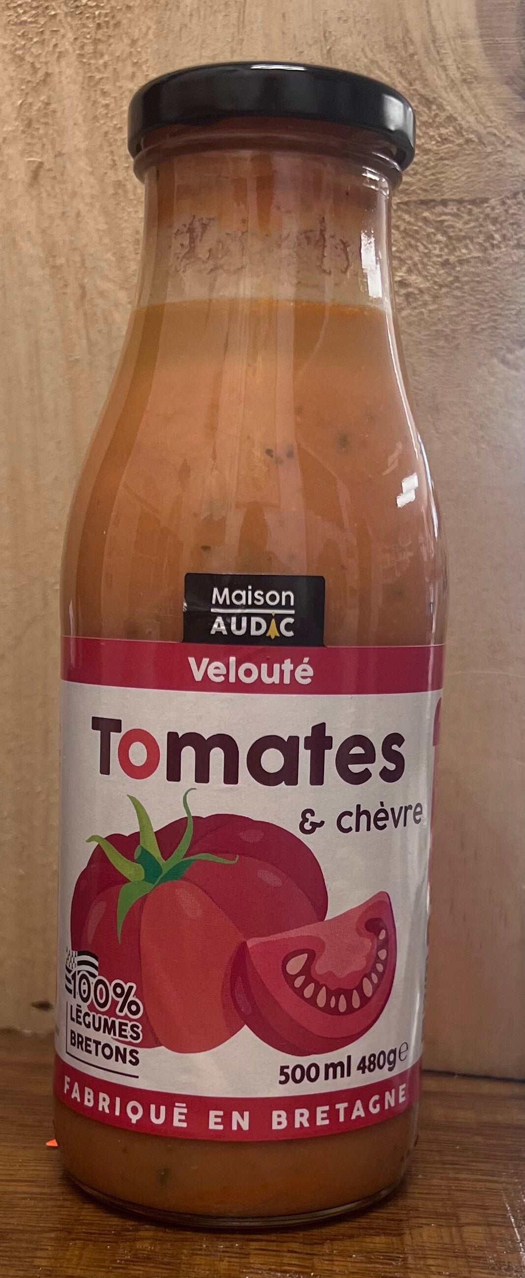 Velouté tomates et chèvre