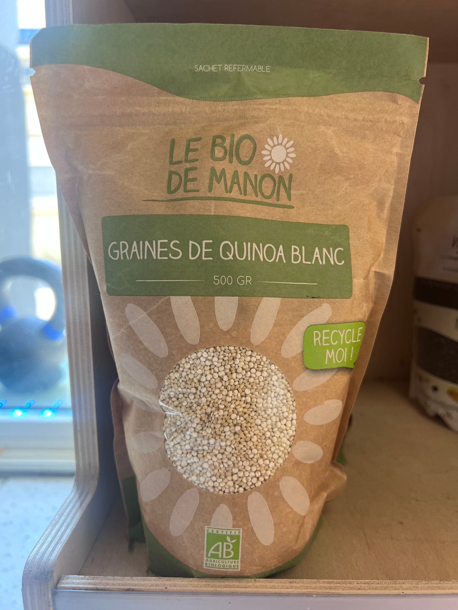 Graines de quinoa blanc