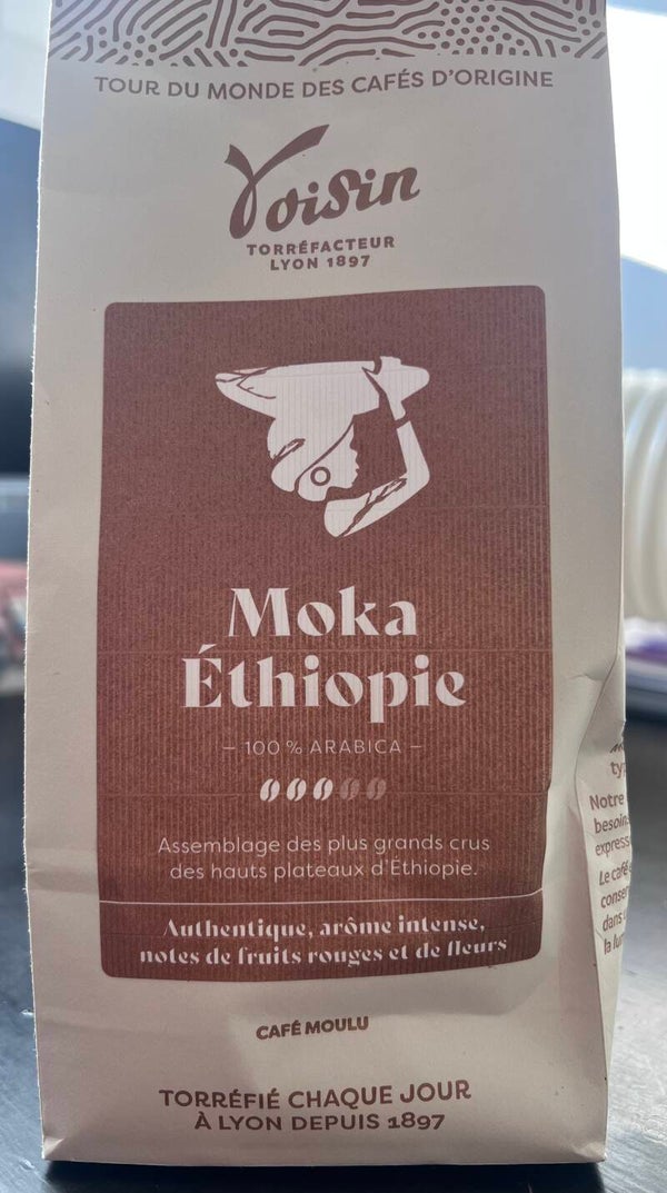 Café moulu Moka Éthiopie