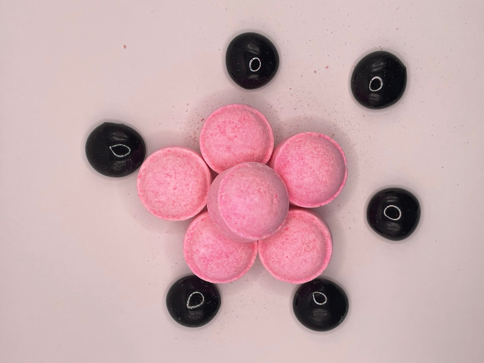 Mini-billes de bain fraise