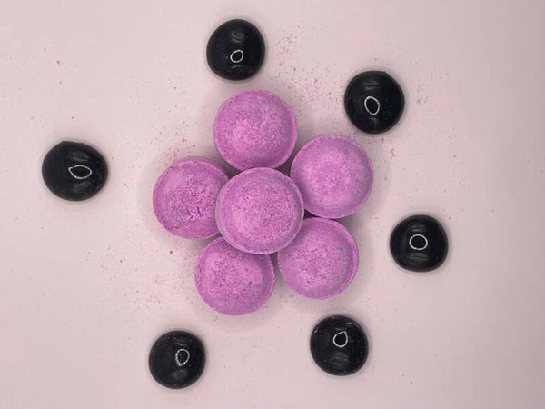 Mini-billes de bain framboise