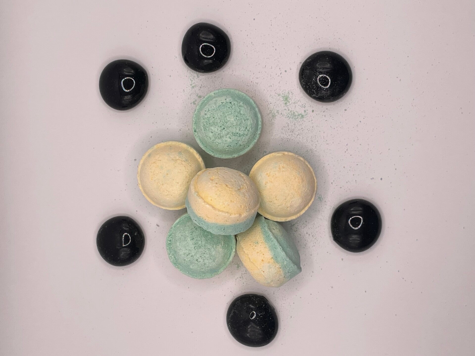 Mini-billes de bain citron vert