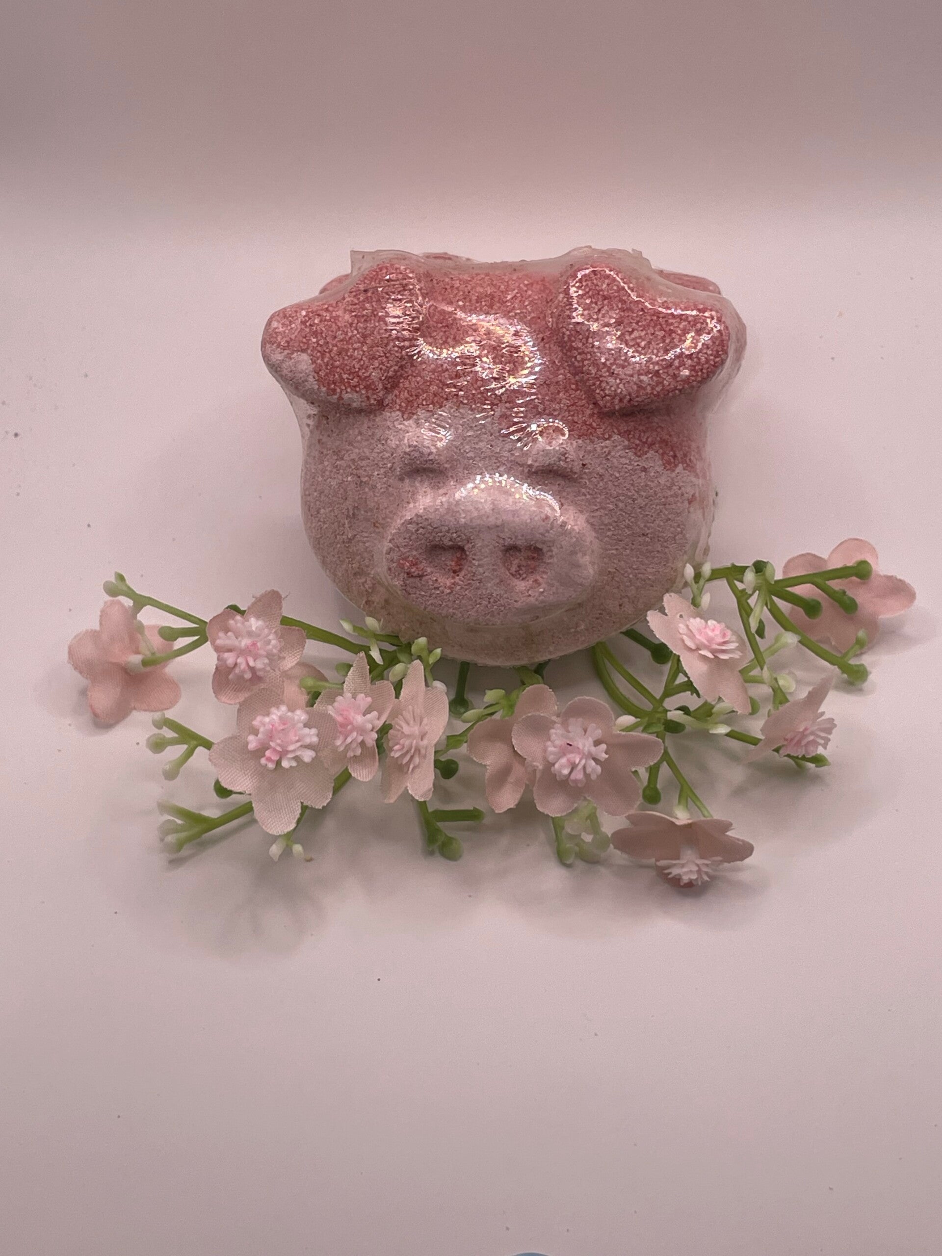 Bombe de bain enfants (cochon) 70g cupcake à la vanille