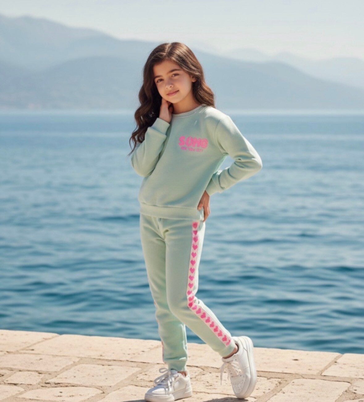 Mintgroen Soho Setje – Fris, Trendy & Super Comfortabel!