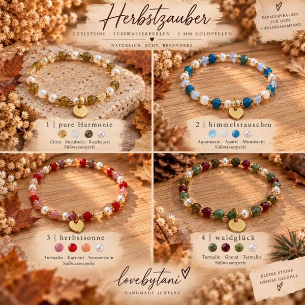 Edelstein-Armband Herbstzauber