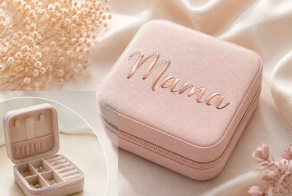 Personalisierte Schmuckschatulle rosa - Schmuckkästchen