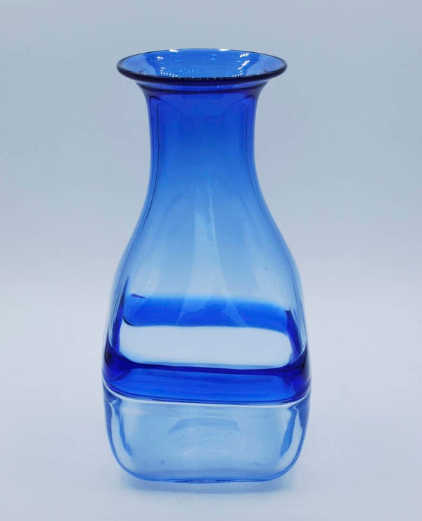 BODA  . BERTIL VALLIEN. VASE ´COLOUR ACC´ IN BLUE  SIGNED