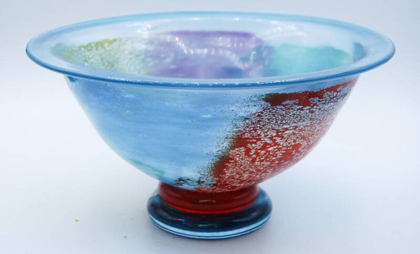 KOSTA BODA. KJELL ENGMAN. LARGE BOWL "CAN CAN". SIGNED.