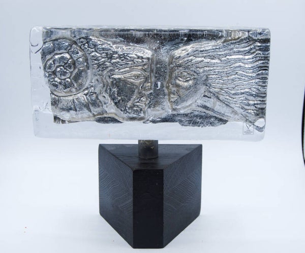 JOHANSFORS EWAN ALLISON. ART OBJECT `ADAM AND EVA` LABELED