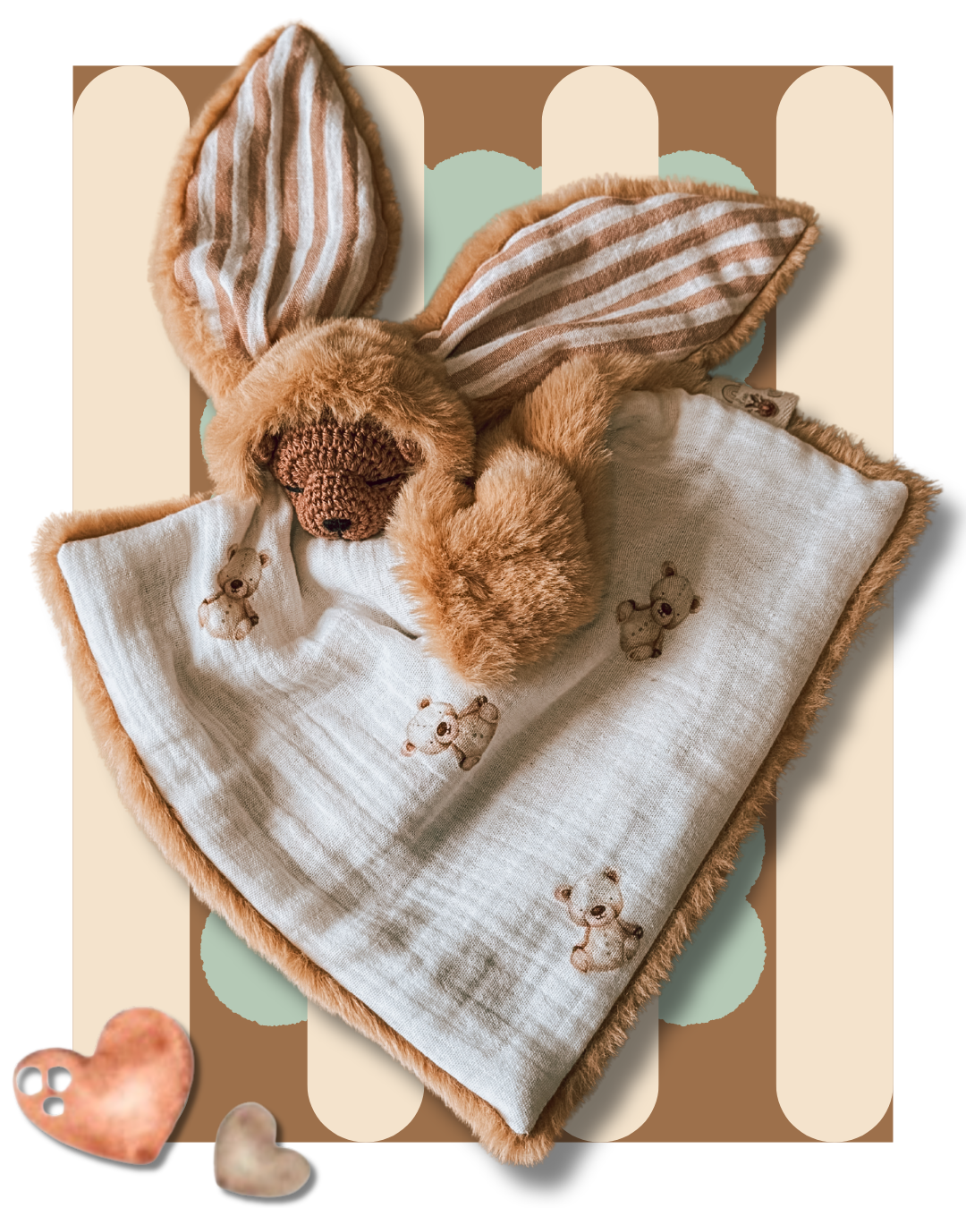 Léon P'tit Nourson Ptit Ourson/Peluche Camel