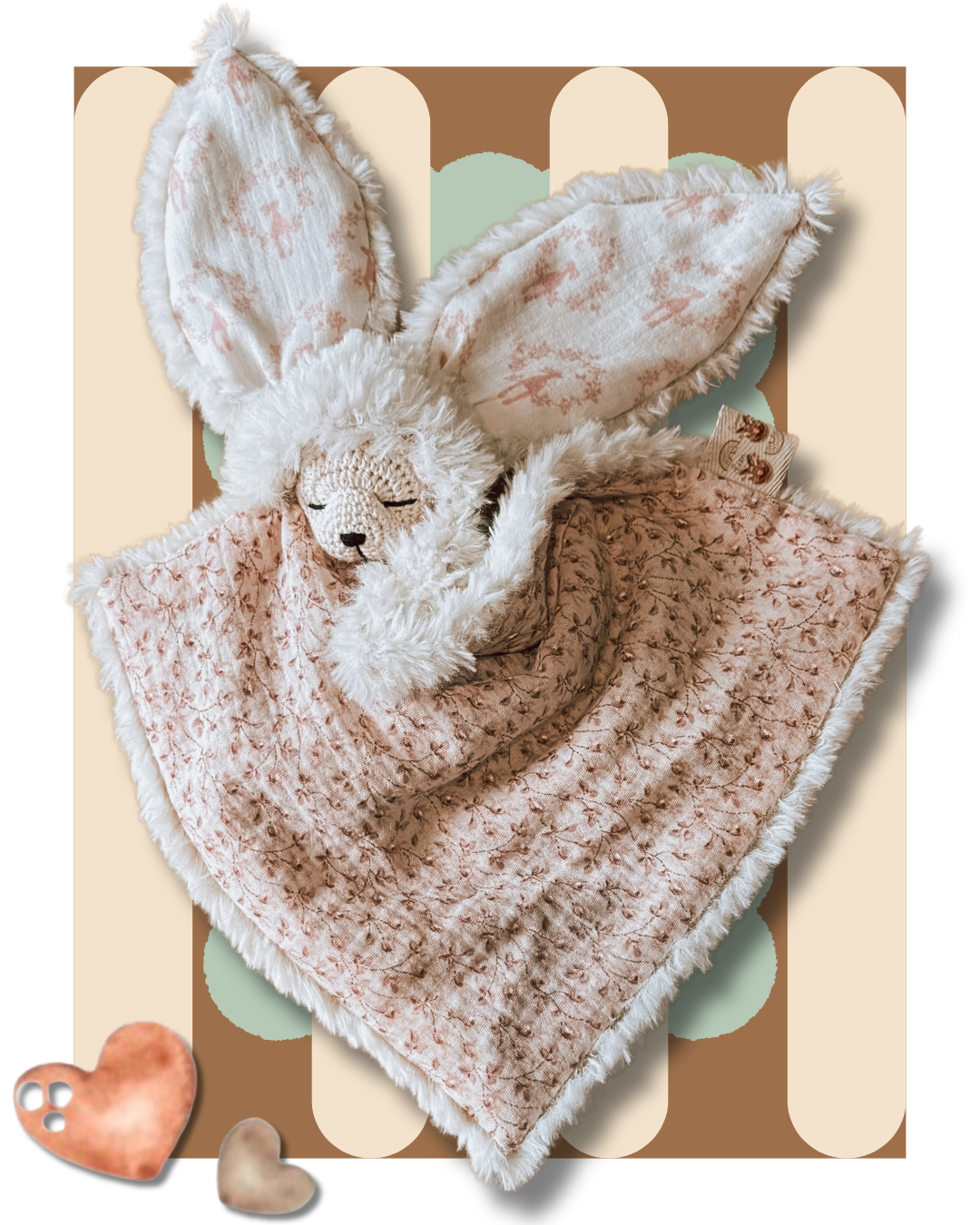 Simone P'tite Noursonne Harper Rose/Teddy Ivoire