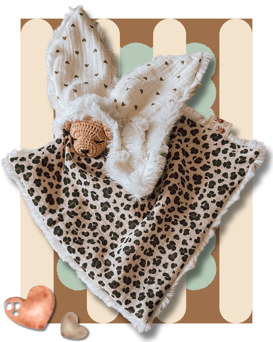 Léon P'tit Nourson Ptit Graou/Fluffy Ivoire