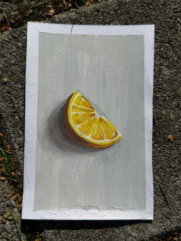 Das Gelb im Grau