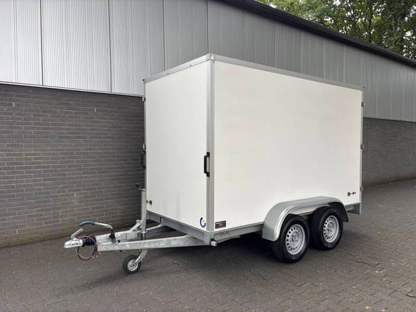 Hapert Sapphire L-2 gesloten aanhanger 300x150x180 cm met gladde wanden + zijdeur