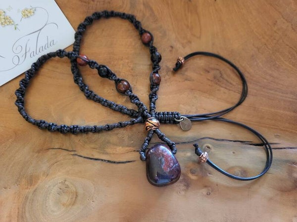 Falada's ~ Breccie Jaspis Amulet