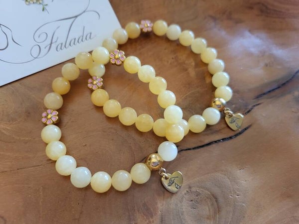 Gele Calciet Bracelet