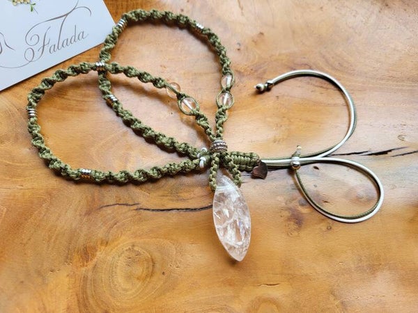 Bergkristal Amulet ~ Horse Eye