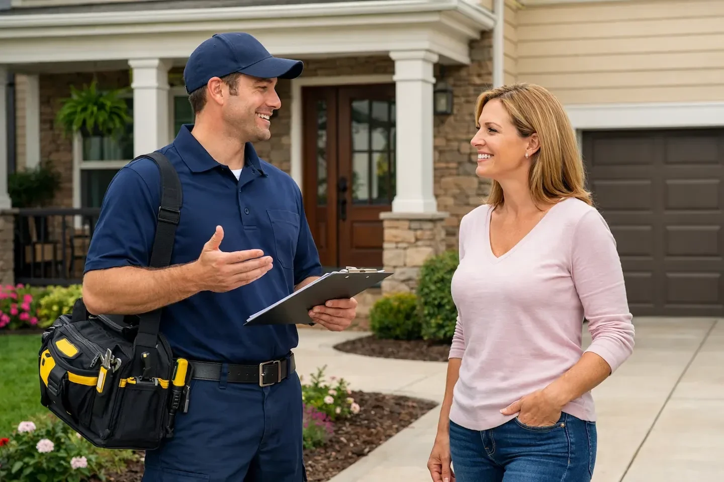 Electrician providing residential electrical repair in Norcross, Georgia