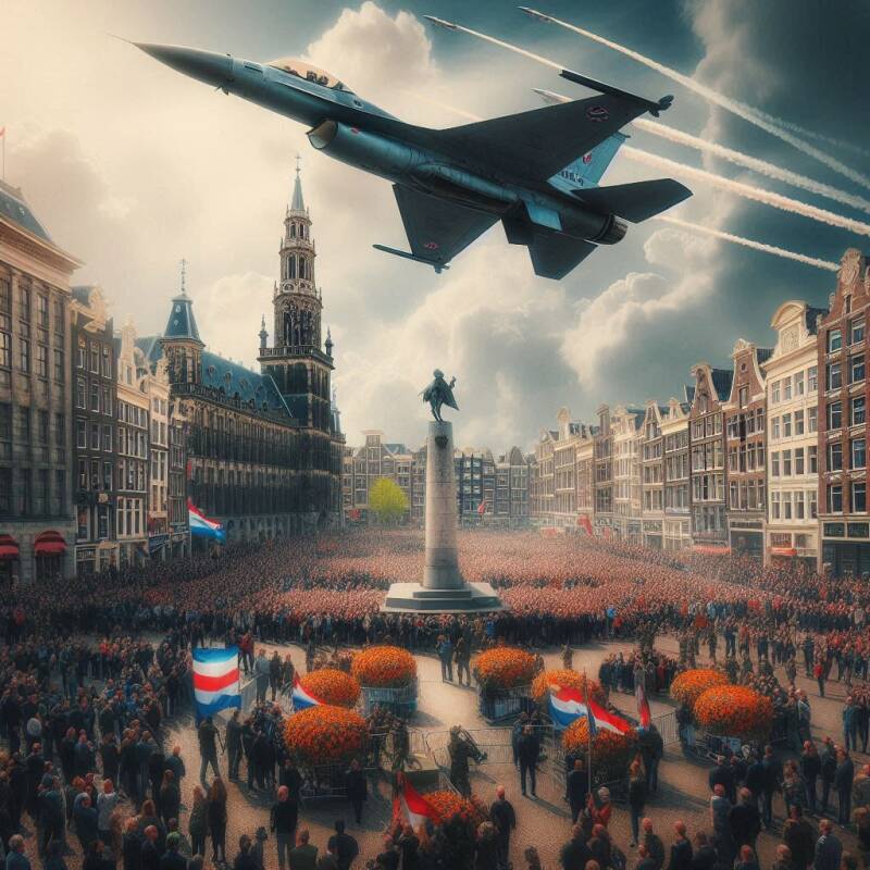Dodenherdenking op de Dam, ondertussen financiert Nederland en Europa de oorlog in Oekraine verder. Hypocriet is een understatement.