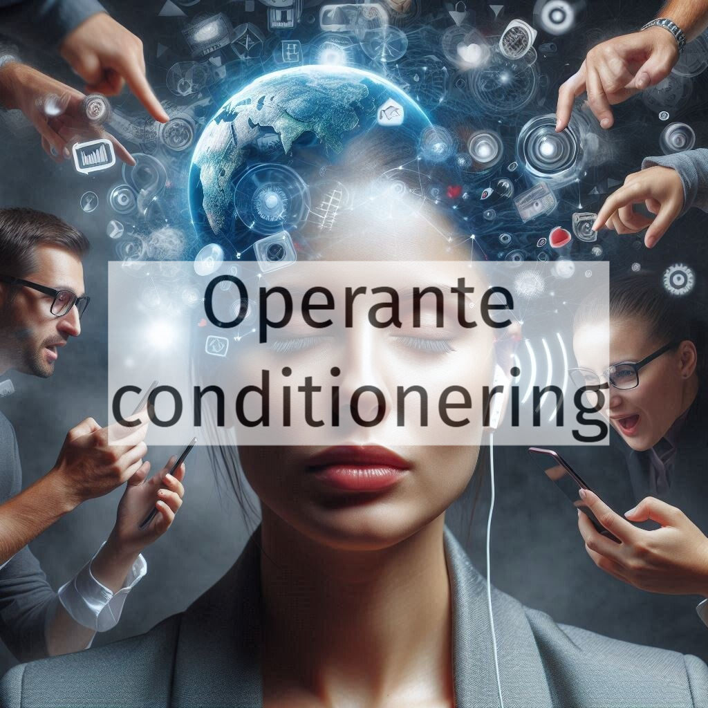 Illustratie van gedragsverandering door beloning volgens operante conditionering