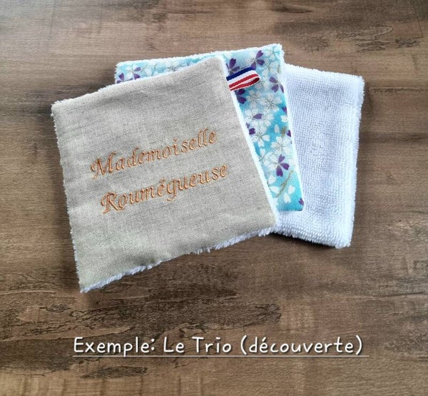 Lot de Lingettes Lavables Personnalisables – Douceur & Éco-responsabilité