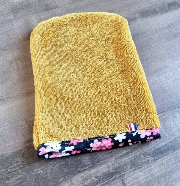 Gant de toilette artisanal