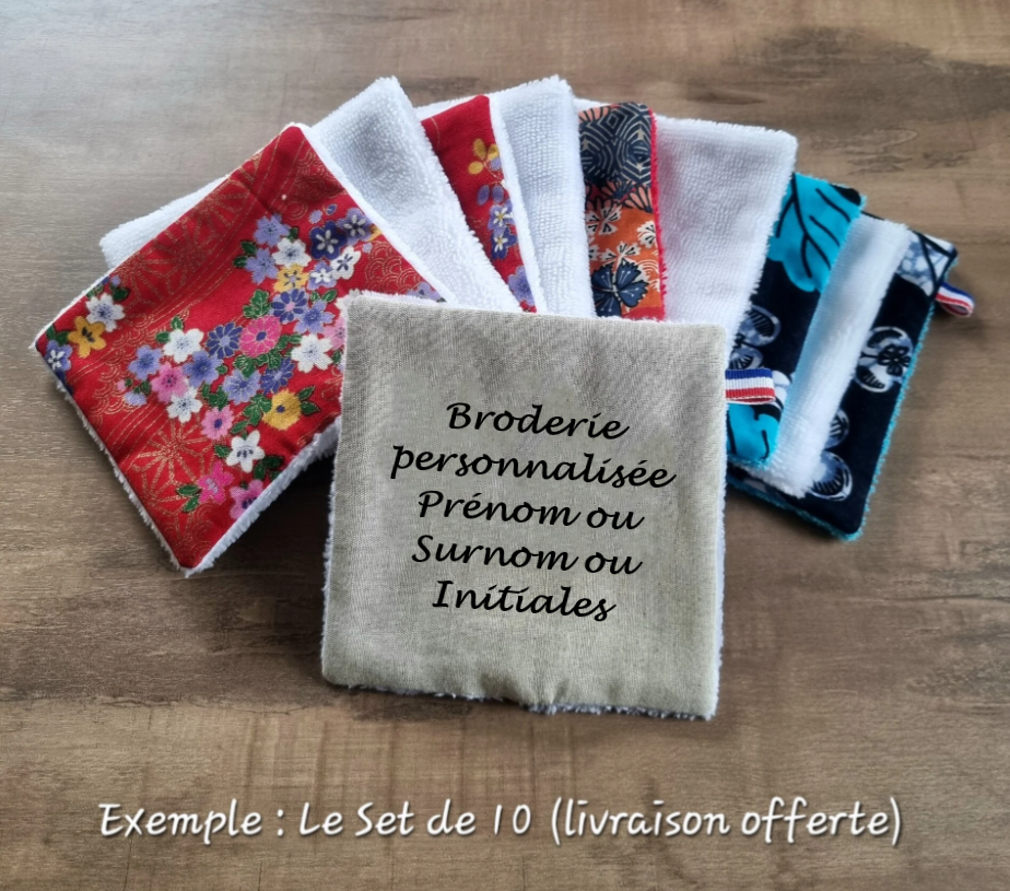 Le Set de 10 Lingettes